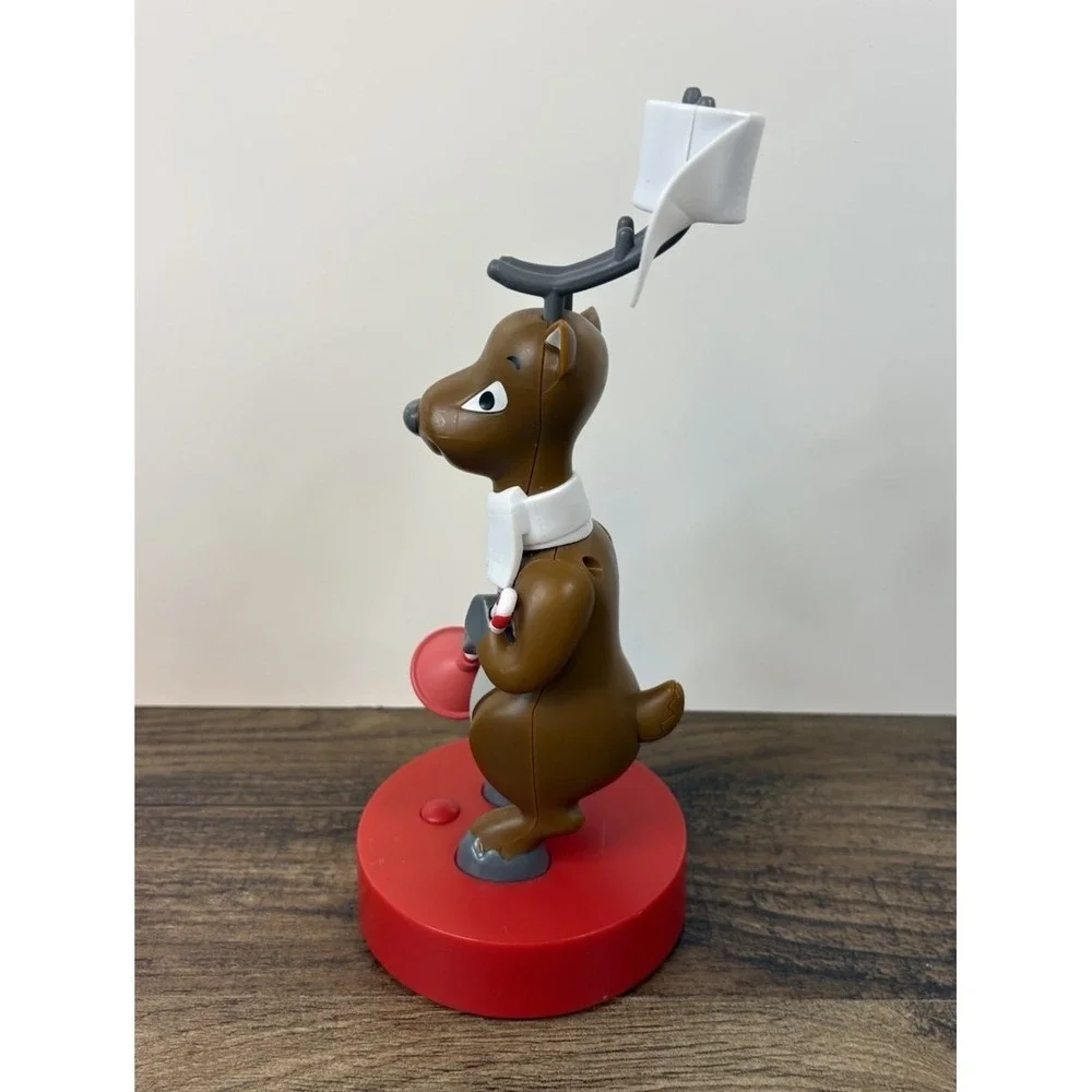 Hallmark Northpole Deer John Talking Reindeer Bathroom Humor Motion Activated